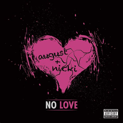 Free Sheet Music No Love Feat Nicki Minaj August Alsina